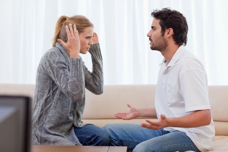 couples counseling two people arguing