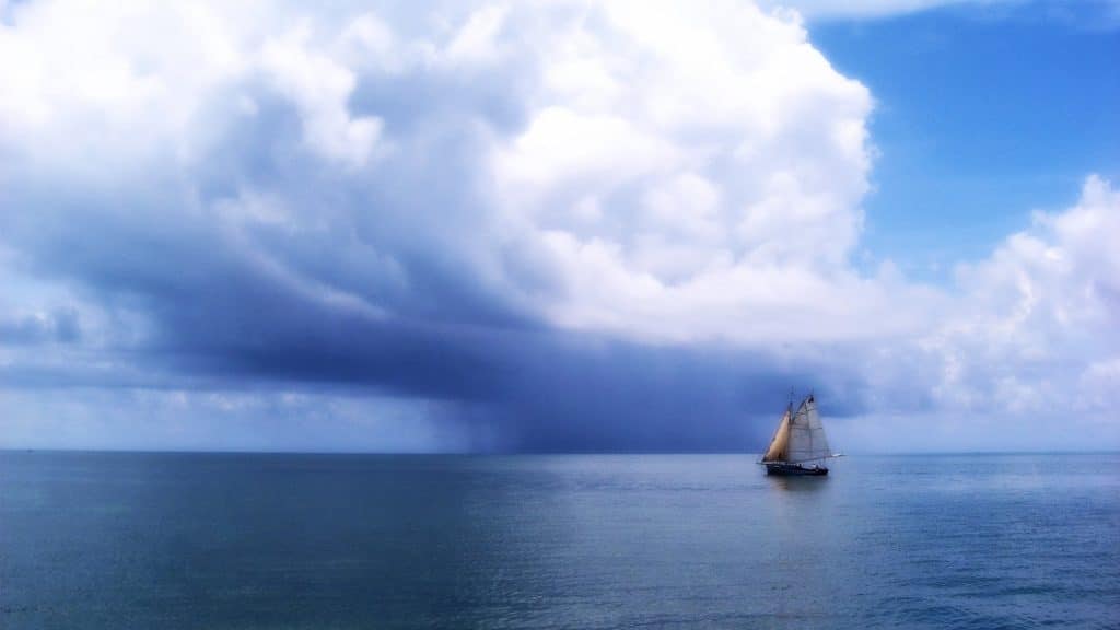 boat on ocean