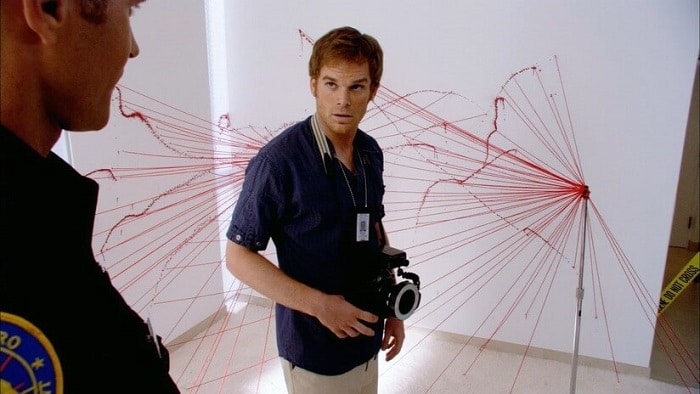 dexter morgan at his day job